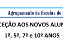 Receção aos Novos Alunos